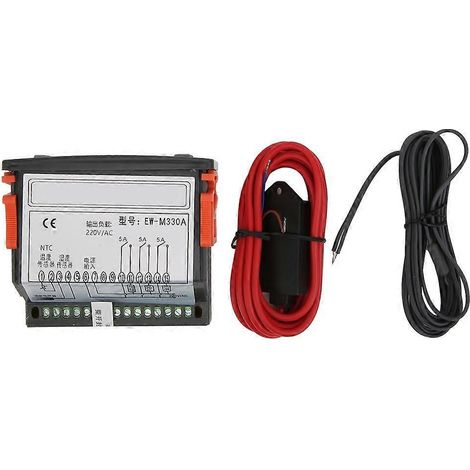 EWM330A AC220V Dual-LED-Temperatur- und Feuchtigkeitsregler, digitales Thermostat