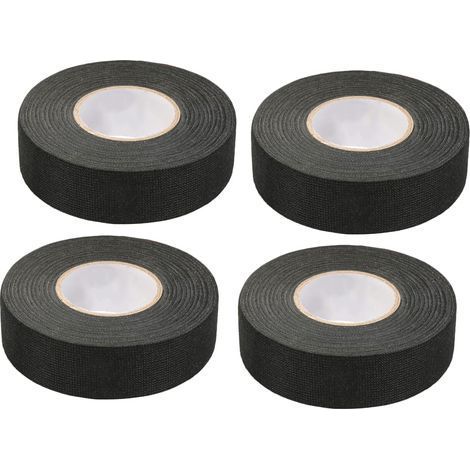 Stück schwarzes Kfz-Klebeband (1,5 cm x 15 m) – Kfz-Gewebeband, Hochtemperatur-Klebeband, Hochleistungs-Klebeband, Stoffband, Kabelbaumband (1/5)