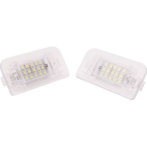 Luz trasera para coche compatible con W242 W246 B - LED para matrícula A2468201566 PZ168 (1/4)