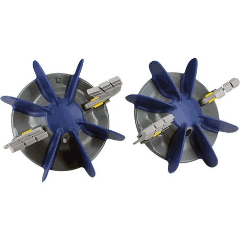 Kit d'hélices et de brosses pour nettoyeurs de piscine hydrauliques Zodiac