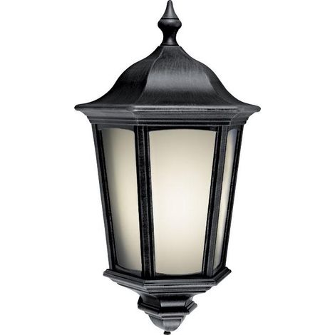 LIZIO LED- Applique Mur Ext. IP44 IK08 noir LED intég. 13W 2700K 400lm ARIC 50292 (1/2)