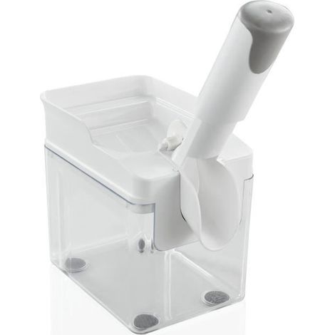 Leifheit – Dénoyauteur à cerises pour 15 kg – Extraction nette des noyaux – Goulotte inclinée pour cerises fraîches et en conserve – Pieds antidérapants
