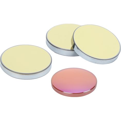 Laserlinsen-Set (3-teilig): 20-mm-Reflektorspiegel, 1 Fokussierlinse, Teile für Graviermaschinen (20-2063,5 mm). (1/5)
