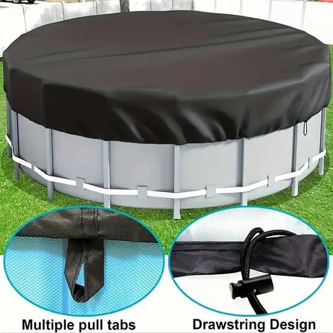 Housse de piscine ronde, imperméable et anti-poussière, pour piscines hors sol de 12 pieds (1/5)