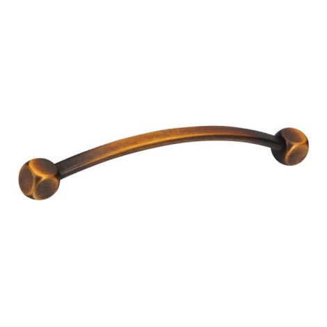 Möbelgriff SIRO Zamak - 140 x 86 mm - Antik-Messing gebürstet
