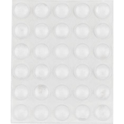 Almohadillas autoadhesivas de silicona de 8 mm, 30 unidades. (1/5)