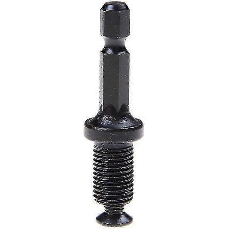 Adaptateur à tige hexagonale 1/4" - Vis à filetage mâle pour mandrin de perceuse 6 mm, 10 mm, 13 mm 3/8"-24UNF f26 (1/4)