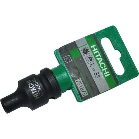 Adaptateur d'embout de 1/2'' à 1/4'' magnétique L. 38 mm - 751875 - Hikoki (1/6)