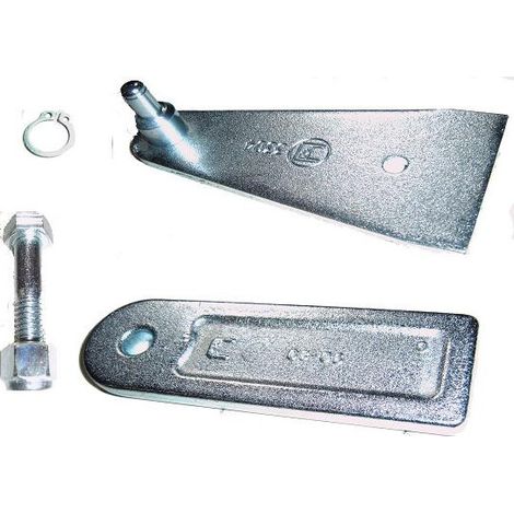 JEU DE PATTE DE FIXATION POUR 1 VERIN HINDI-400 MM FADINI