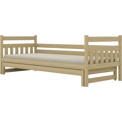 Kinderbett 80 x 160 cm mit Ausziehbett (1/5)