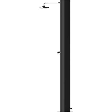 Doccia Solare da Giardino 70 L Soffione Eco Rain e Miscelatore Temporizzato Arno TN Nero Opaco (1/3)