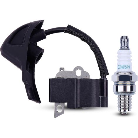 Módulo de bobina de encendido LinDuxe con bujía para soplador de hojas Stihl BG56, BG86, BG56C, BG86C, SH56 y SH86. Reemplazar 4241-400-1302, 4241-400-1307 y 4241-400-1306. (1/4)