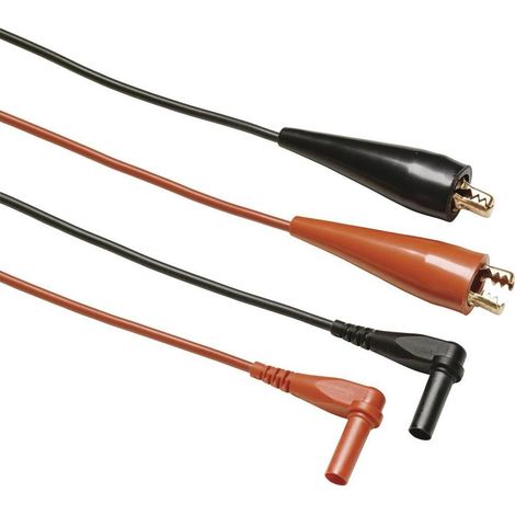 Fluke TL28A Cables de Medición de Silicona Rojo Negro