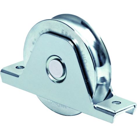Galet sur support intérieur à gorge ronde avec 2 roulements 338 R de 42 mm diamètre 160 mm - FRATELLI COMUNELLO