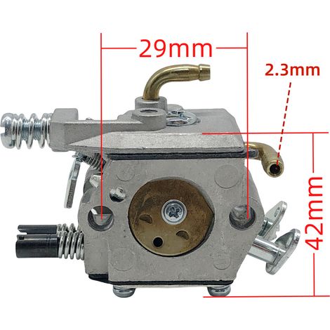 Carburateur adapté aux tronçonneuses 4500, 5200, 5800, 45cc, 52cc, 58cc. (909-043)