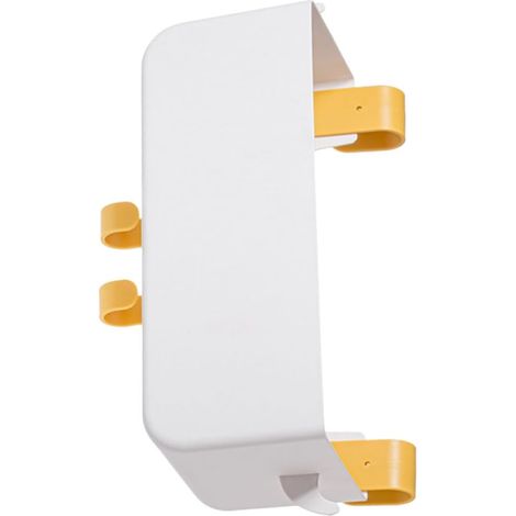 Organisateur Lit à Suspendre Panier Organisateur de Chevet Blanc en Plastique Multifonction Compartimenté pour Dortoir Chambre et Lit Bébé (1/5)