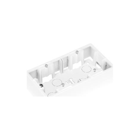BOÎTES EN SAILLIE DAHLIA 2 POSTES BLANC GEWISS GW35912