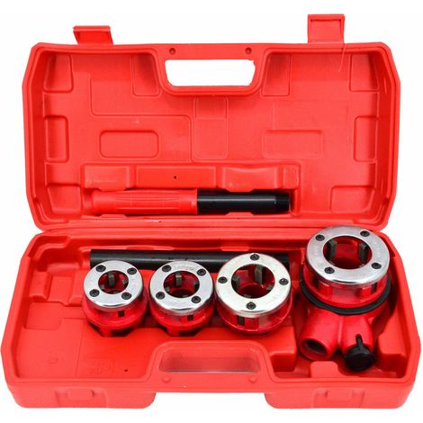 AWTOOLS GWINTOWNICA DO RUR 4szt.1/2, 3/4, 1, 1-1/4  ZESTAW WALIZKA