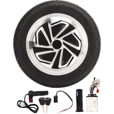 36V350W Moteur Roue Électrique Double Pince Longue Filet Rouge Contrôleur Brushless Interrupteur d'Allumage pour Gyropode (1/5)