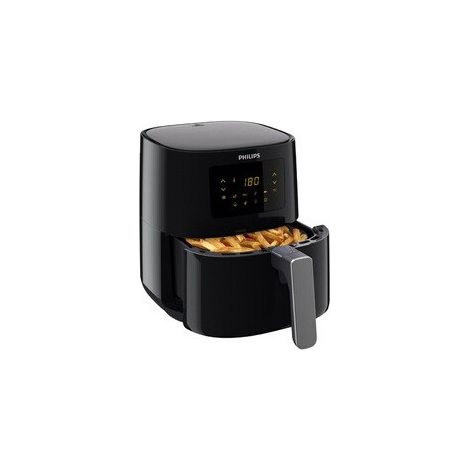 Philips – Friteuse sans huile 4,1 L – 1400 W – Technologie Rapid Air pour cuisson saine – Indépendante – Noir, Argent