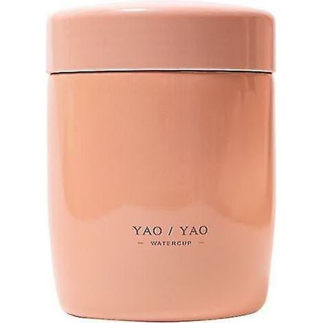 250ML Conteneur alimentaire en acier inoxydable Bento Box Mini Portable Étanche Thermos Tasses (Rose) (1/5)