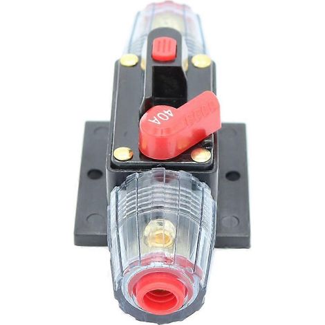 40-A-Leitungsschutzschalter für Stereoanlagen in Auto und Wohnmobil, 40-A-Sicherung, 12 V/24 V/32 V (1/3)