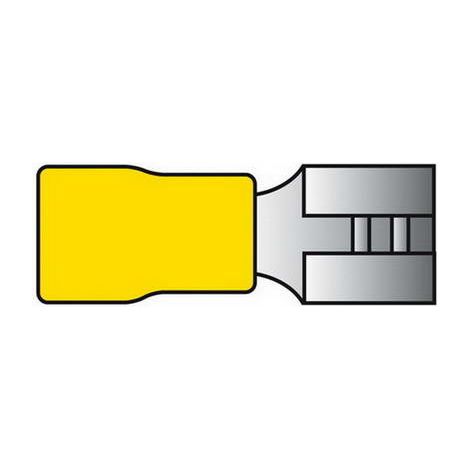 COSSES 543 POUR CABLES Ø2.5 6.5MM JAUNE 10PCS z