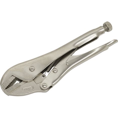 Sealey AK6823 Premier Locking Pliers Straight Jaws 225mm 0-44mm Capacity