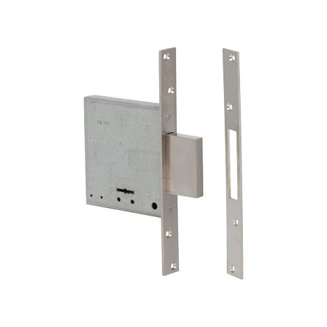 SERRATURA METALLO INFILARE 57010 CISA - B.Q ZINC F.MM 25 DM M4 H.MM 114 E.MM 50