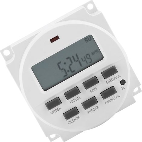 Interrupteur Programmable Contrôle Électrique 12V Digital Timer Durable Smart (1/5)