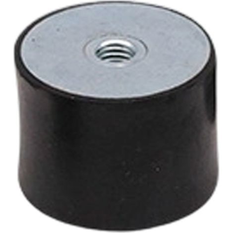 Silentblock – Innengewinde x Innengewinde – Durchmesser 50 mm – Länge 50 mm – Gewinde M10 – Zur Schwingungsdämpfung – Einheit (1/5)