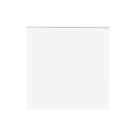 Cadre de finition double sans entretoise standard55 blanc pur brillant