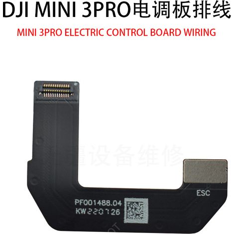Ersatzteile für die ESC-Stromversorgungsplatine und das Flachbandkabel der DJI Mini 3 Pro Drohne.
