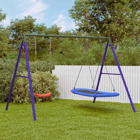 Schaukel-Set mit Schaukelsitz und Nestschaukel vidaXL