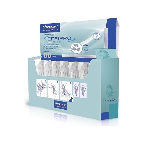 EFFIPRO DUO SPOT ON 60 Pipetas para Gatos