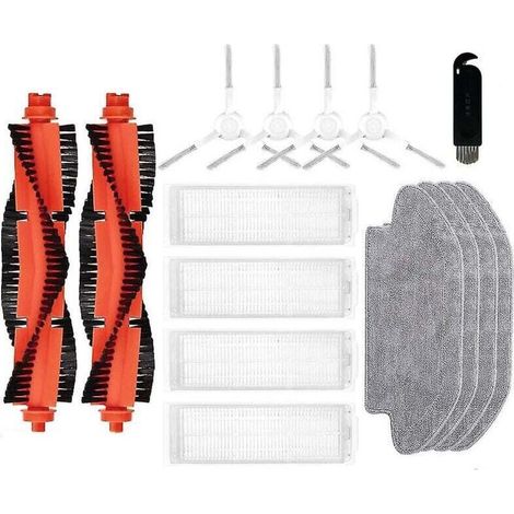 Pièces de rechange pour robot serpillère 3c B106cn, brosse principale, brosse latérale, filtre Hepa, chiffons de nettoyage (1/3)