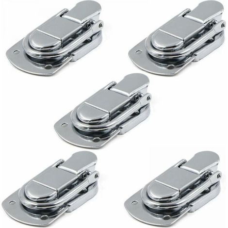 YMYNY 5pcs Stainless Steel Toggle Latch for Gift Box, Drawer, Cabinet, Medical Kit, Toolbox