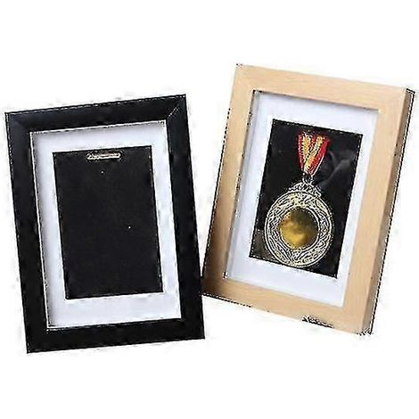 Cadre 3D pour médailles sportives - 12,7 x 17,8 cm, noir (1/5)