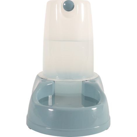 Ciotola con riserva d'acqua e piedini antiscivolo blu acciaio Stefanplast Break lt 3,5 (1/4)