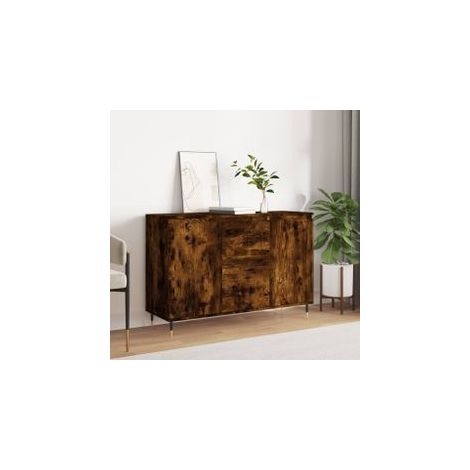 Buffet chêne fumé 104x35x70 bois d'ingénierie (1/5)