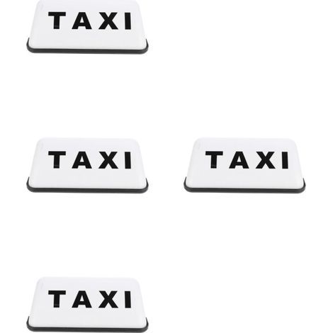4Pièces Top Taxi ABS Résistant Intempéries Pour (1/2)