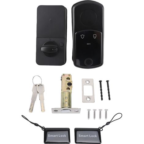 Serrure intelligente avec clavier, plusieurs modes de déverrouillage, verrouillage automatique, pêne dormant électronique, serrure à empreinte digitale pour maison, bureau ou appartement. (1/5)