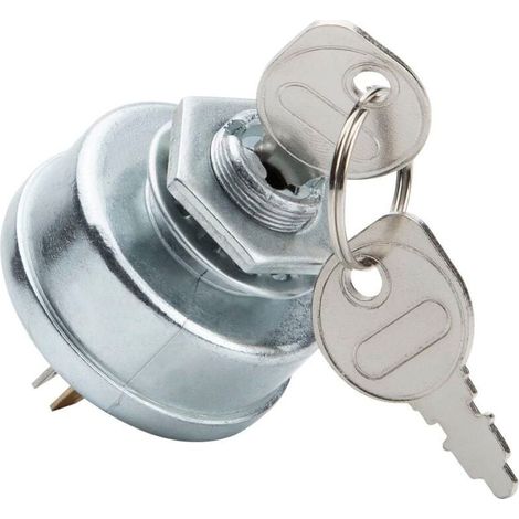 Interrupteur D'allumage Démarreur avec 2 Clé, Démarrage Commande Contacteur Commutateur pour Mtd Tracteur Tondeuse Husqvarna 725-0267A 925-0267 (1/4)
