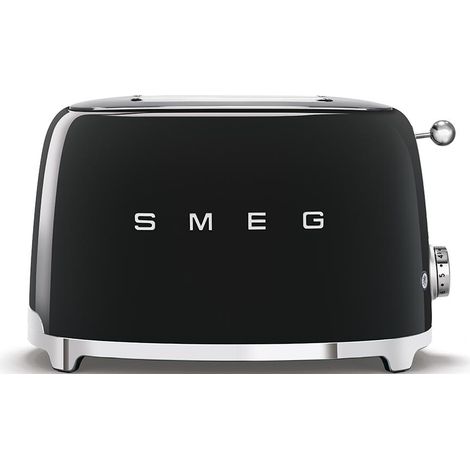 SMEG TOASTER 2X2 50´STYLE MATT Negro TSF01BLMEU