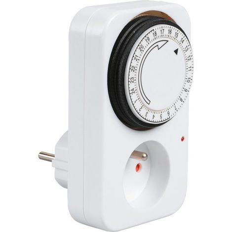 Prise Programmable - Journali - Blanche - 1 Prise - Intérieur - Connectée