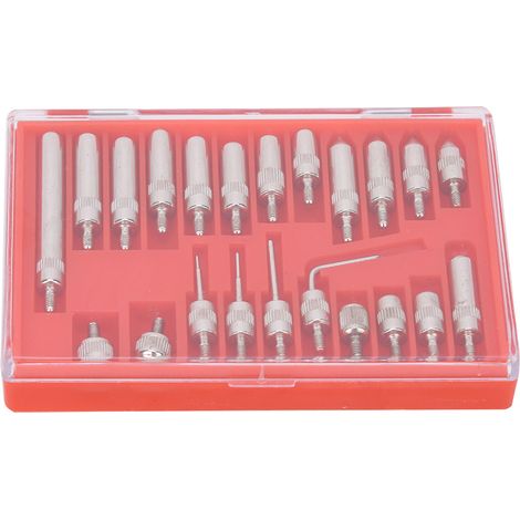 22-teiliges Set mit spitzen Messspitzen für Messuhren, inklusive Etui (1/5)