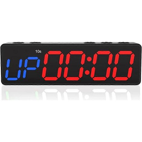 Horloge d'entraînement avec pile, mini minuteur de gym portable --- (1/5)