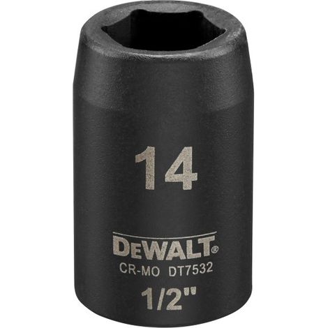 Douille pour clé à choc DeWALT Embout à 6 pans, 1/2 ( Prix pour 1 ) (1/2)