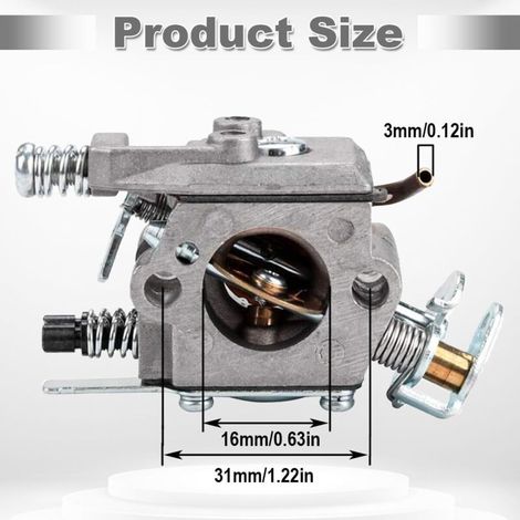 Carburateur pour tronçonneuse Husqvarna 36 41 136 137 137E 141 141LE 142 142E pour Poulan Pro 295 PP4620AVX pour WT-239 W-29 WT-834 WT-289. Pièce de rechange : 545013503 545057701