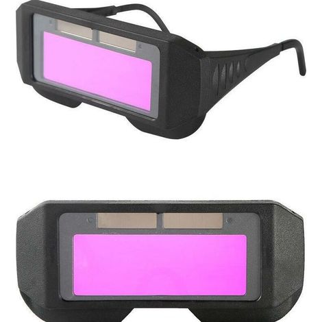 Automatisches Dimmen, Schweißen, Argonglas, Lichtbogenschweißen, Solargläser, spezielle Blendschutzgläser, Schweißer-Werkzeuge, automatisches Dimmen, 1 Stück